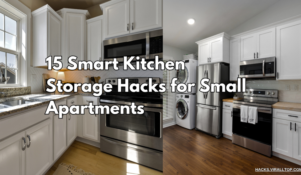 15 Smart Kitchen Storage Hacks for Small Apartments