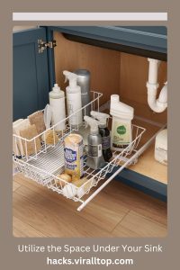 Utilize the Space Under Your Sink